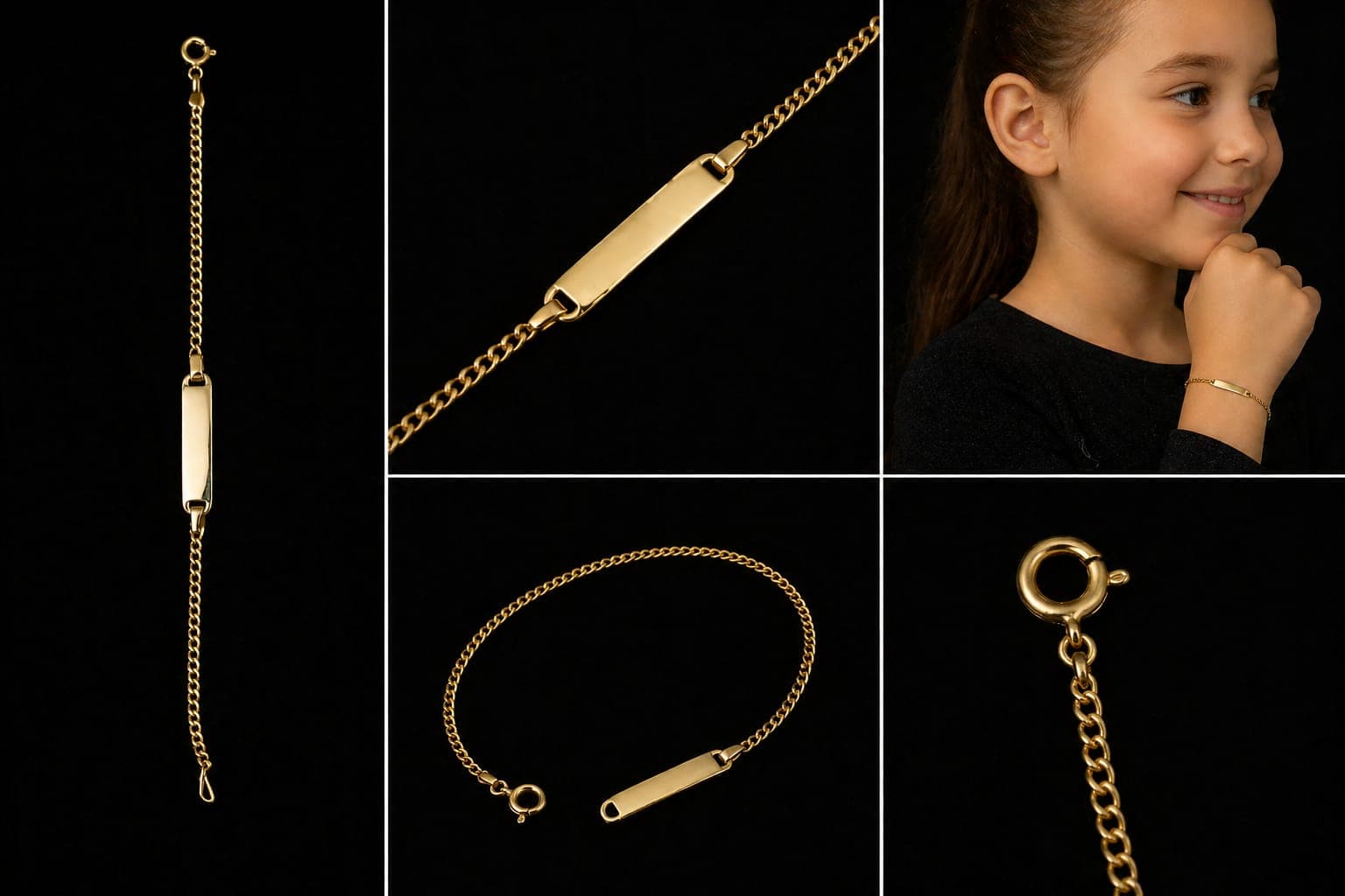 Gouden Kinder ID-Armband