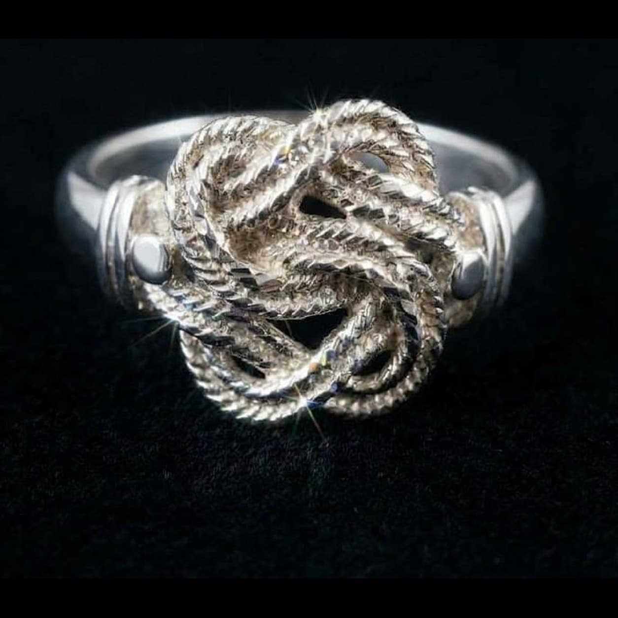 Zilveren Mattenklopperring Diamond Cut